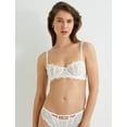 thumbnail image 3 of Non Padded Accessory Detail Lacy Underwired Bra, 3 of 8