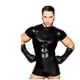 thumbnail image 1 of Body Sexy de piel sintética con cremallera frontal para hombre, traje de gato de látex de Pvc para hombre, fetiche Gay, 1 of 2