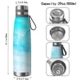 thumbnail image 3 of 29oz Insulated Water Bottle with Tea Infuser, Stainless Steel Travel Mug, Ice Frozen Print, 3 of 6