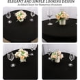 thumbnail image 4 of Wehilion 32x43 Inch Cocktail Table Cover Spandex Stretch Square Corners Tablecloth, Cocktail Round Table Cloth, Fitted High Top Table for Bar, Weddings, Birthday, Banquet, Party, 4 of 6