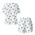 thumbnail image 5 of Lsque Hand Drawn Turtle Women's Short-Sleeved Pajama Set - 2 Piece Soft and Lightweight Sleepwear Set-XX-Large, 5 of 9