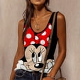 thumbnail image 2 of Vestido corto de tirantes sin mangas para niñas de Disney, ropa de mujer para jóvenes, camiseta con estampado de Mickey Mouse, camiseta sin mangas para mujer, 2 of 5