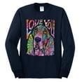 thumbnail image 3 of Colorful Beagle | Dogs Love You | Dean Russo Art Animal Lover Mens Long Sleeve Shirt, Navy, 3X-Large, 3 of 6