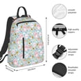 thumbnail image 2 of Honeii Love You Rabbit Print Lightweight Backpacks,Carry on Backpack,Durable Backpack for School, Work & Travel, 2 of 7