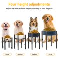 thumbnail image 3 of Soporte elevado ajustable para cuencos para perros SYBECHATF para lazos de 15 a 28 cm, 3 of 6