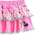 thumbnail image 2 of Minnie Mouse Little Girls Pink Multi-Tiered Skirt (5), 2 of 2
