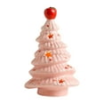 thumbnail image 7 of Dserfhy Lighted Ceramic Christmas Tree Small Xmas Tree Figurine with Fruit Tree Topper Holiday Tabletop Centerpiece for Home Mantel Shelf Fireplace Decor, 7 of 7