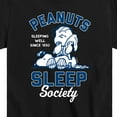 thumbnail image 3 of Peanuts - Peanuts Sleep Society - Toddler & Youth Short Sleeve Graphic T-Shirt, 3 of 6