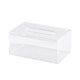 thumbnail image 2 of Soporte de Caja de Servilleta, Acrílico Transparente Fácil Limpieza de Tejido dispensador rectangular de Boca Ancha Elegante para Sala de Estar para Restaurante, 2 of 7