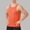 Orange, variant on Mens Reversible Mesh Basketball Jersey Quick Drying Breathable Sleeveless Tank Top Blue