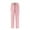 Pink, variant on Afuyipoi Scrubs Medical Uniform, Women and Men Elastic Waist Straight Pants with Multi-pockets Navy L