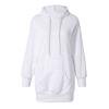 thumbnail image 2 of Sudaderas con capucha sólidas para mujer Espesar Suéter de bolsillo de manga larga de gran tamaño (Blanco S), 2 of 3