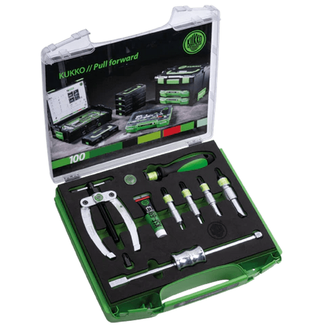 Kukko K-22-A Ball Bearing Extracting Set with Counter-Stay and Slide Hammer