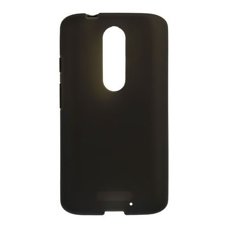 Verizon Housing - Verizon Silicone Cover Protective Case for Motorola Droid Turbo 2 - Matte Black