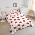 thumbnail image 3 of Juego de Cama Sweet Strawberry Juego de Cama con Dibujos de Fresas Simpáticas, 3 of 7