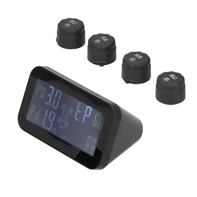 De Monitor de Presión de Neumlicos para Pantalla lcd de neumlico tipms con carga solar de carga usb carga