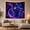 Cosmic Wolf, variant on Mountain Lake Night with Detailed Realistic Wolves Standing, Mystical Fantasy for Space Lovers, Galaxy Room Decor, Housewarming Gift, Tapestry Wall Hanging for Bedroom and Dorm