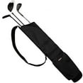 thumbnail image 2 of Stripe Golf Sunday Golf Bag | Black Lightweight Travel Carry Golf Bag with Cushioned Shoulder Strap for Driving Range Practice Easy Transport - Good for Beginners, Youth, Adult or Seniors, 2 of 3