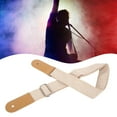 thumbnail image 4 of Ukulele Strap, Grain Leather Resistant Tearing Thickening Design Cotton And Linen Ukulele Strap  For Musical Instrument Lover For Beginner Red,Coffee,Beige,Light Grey,Blue, 4 of 8