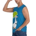 thumbnail image 3 of JUNZAN Goose Holding an Umbrella Men's Sleeveless T Shirts,Sleeveless Muscle Shirts,Sizes S-3XL, 3 of 8