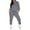 27#Dark Gray, variant on Sweatsuits for Women Set 2 Piece Jogging Outfits Long Sleeve Hoodie Sweatshirt Sweatpants Tracksuit Khaki 2XL