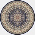 thumbnail image 1 of Dynamic Rugs ANR8571193434 Tapis Rond 7.10 - Bleu/ivoire, 1 of 1