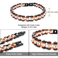 thumbnail image 3 of Dream Apparel Stainless Steel Bike Chain Motorcycle Chain Bracelet for Women Men, Heavy Metal Biker Bracelet with Crystal Rhinestone, Bicycle Link Chain Bracelet, 3 of 6