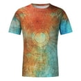 thumbnail image 4 of T-Shirts pour Hommes Économies d'Été! Aqestyerly Mode de Rue Décontractée pour Hommes Design Intéressant Imprimé Col Rond Manches Courtes, 4 of 6