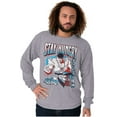 thumbnail image 4 of Street Fighter Ryu Stay Hungry Men Big & Tall Long Sleeve Tee Brisco Brands 2X, 4 of 5