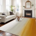 thumbnail image 2 of 6'x9' Area Rugs, Burnt Orange Beige Ombre Indoor Outdoor Area Rug for Living Room Bedroom, Modern Abstract Art Texture Washable Bathroom Rugs Kitchen Floor Carpet Mats Home Decor Aesthetic, 2 of 8