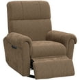 thumbnail image 1 of HOMCOM Fauteuil Inclinable Électrique, Fauteuil Inclinable Rembourré avec Ports USB, 1 of 10