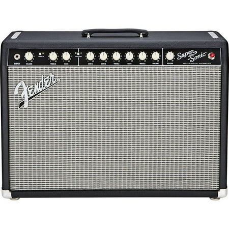 fender super-sonic 22 22-watt 1x12-inch guitar combo amp - black