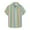 Multicolor, variant on Mens Shirts Plus Size Short Sleeve Stripe Turndown Collar Button Shirt Multicolor L