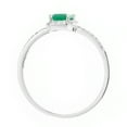 thumbnail image 4 of 18ct White Gold Jewelco London Diamond Octagon Emerald Octagon Halo Cluster Ring, 4 of 7