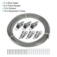 thumbnail image 3 of Uxcell 5/64" Wire Cable, 33ft Stainless Steel Wire Rope Kit for Deck Railing, 3 of 6