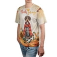 thumbnail image 4 of Happy Thanksgiving Wirehaired Pointing Griffon with Turkey Pumpkins Autumn Vibes All Over Print 3D Shirt Unisex Merch Dog Lover - 12018, 4 of 6