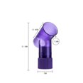 thumbnail image 1 of 1 PCS Wind Spin Hair Curl Dryer Diffuser Hair Dryer Roller Curl Diffuser Hair Curler Styling Tool （purple）, 1 of 7