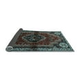 thumbnail image 2 of Ahgly Company Indoor Rectangle Persian Light Blue Traditional Area Rugs, 7' x 9', 2 of 4