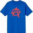 thumbnail image 3 of 0 Adult Royal Blue Crew Neck Short Sleeve Tee-Medium, 3 of 4
