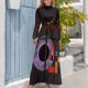 thumbnail image 3 of Wassily Kandisky Contrapesos (Gegengewichte) - arte abstracto Vestido largo Vestido de fiesta, 3 of 4