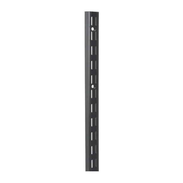 Knape & Vogt 82 BLK 39 Designer Series Heavy Duty Double Slot Shelf Standard 39 Inch Black (Case