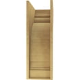 thumbnail image 4 of 11"W x 22"D x 33"H Classic Hughes Rough Cedar Woodgrain TimberThane Corbel, Primed Tan, 4 of 6