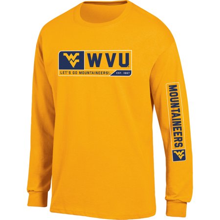 - Men's Russell Gold West Virginia Mountaineers Team Long Sleeve T-Shirt