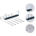 thumbnail image 4 of Shisuyan Multifunctional Pants Hanger Multi-Layer Design Stainless Steel 1Pcs 12.6x11.6in, 4 of 8