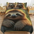 thumbnail image 2 of Sloth Bedding Set with Zipper Closure for Girls & Boys, 2 of 6