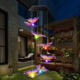 thumbnail image 3 of 2020 LED Solar Light Wind Chimes Light, Surprise Gift for Girlfriends, Mother, Daughter, Garden Hang, 3 of 5