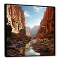 thumbnail image 2 of Designart "Landscape of the Desert Canyon I" Food & Beverage Framed Wall Art - Brown Fruits Bedroom Framed Canvas Wall Art, 2 of 6