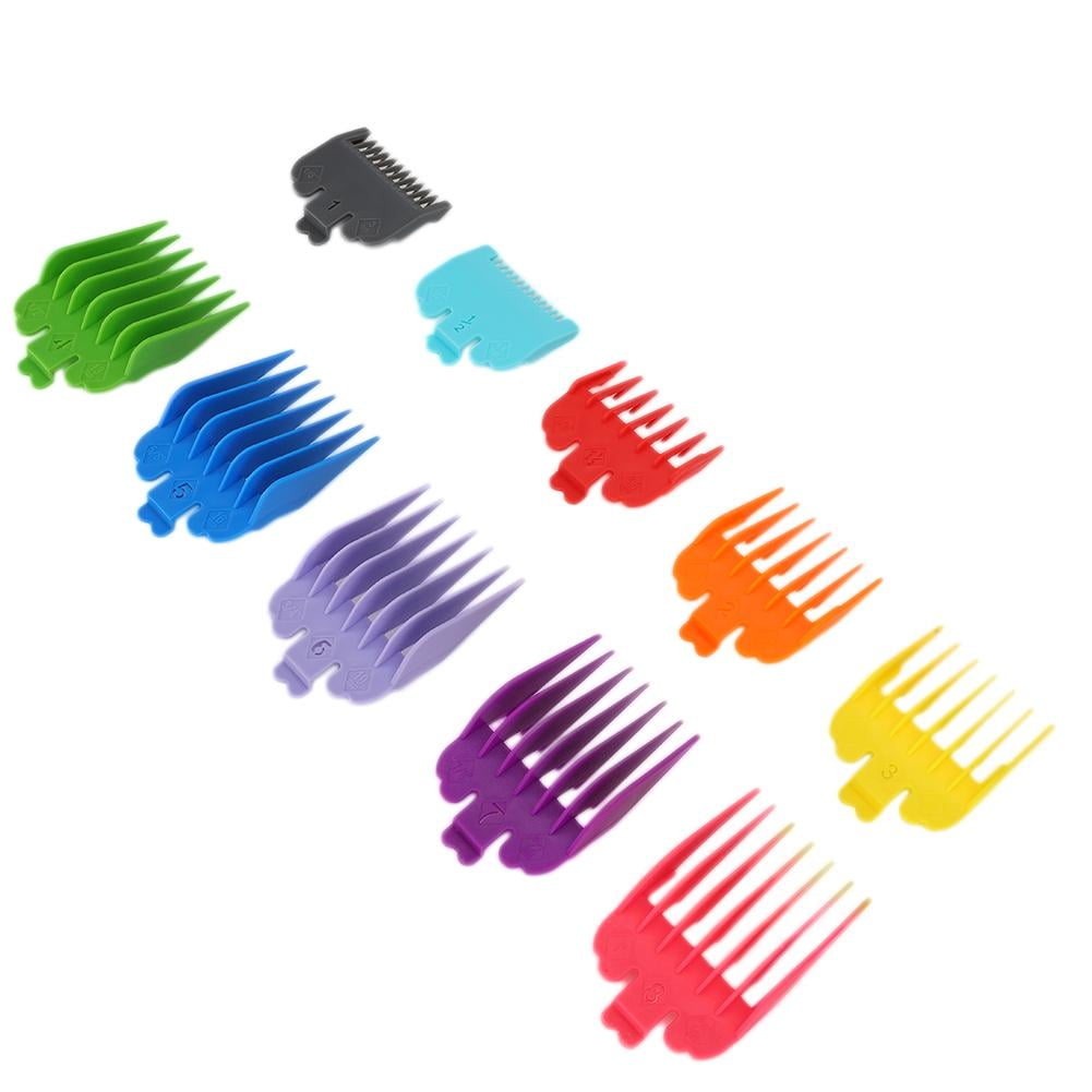 LYUMO 10pcs Comb Guide Set Electric Hair Clipper Spare Parts Hairstyling Limit Combs Accessory, Hair Clipper Tool, Hair Clipper Comb Guide