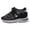 Black, variant on Womens Platform Hidden Wedge Gladiator Sandals 2026 Fashion Casual Leather Hollow out Closed Toe Lace up Height Increasing Summer Walking Shoes Black Size 7
