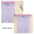 thumbnail image 7 of LOLIPPYY 4Pcs Multi Column Order Receipt Book for Business Carbonless Duplicate Invoice Forms, 7 of 7